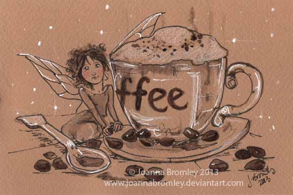 Coffee Fairy by Joanna Bromley